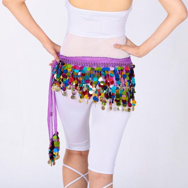 説明:素晴らしいベリーダンススカートラップチェーン.ダンスショーや練習に役立つ素晴らしい良い手工芸.ファッションタッセルとスパンコール.美しいスカーフと素敵なダンスショーシークインコインヒップスカーフベルト.汗吸収性の通気性.柔らかく着用し...