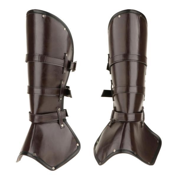 説明:素材: 高品質の PU レザー.中世スタイルのレッグアーマーは耐久性があり.クラシックな装飾が施されています.特徴: 滑らかなレッグアーマースタイルのパッドでデザインされ.コスプレ用のリベットで装飾されています.調節可能: 単一の肩で...