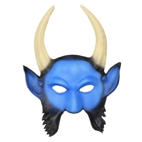 悪魔マスクコスプレロールプレイハロウィンマスクフェスティバルカーニバルナイトクラブブルー