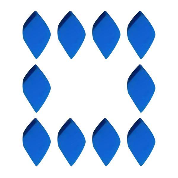 10 個ボディペイントスポンジバルクフェイスペイントスポンジ落書き用品ブルーブロック用