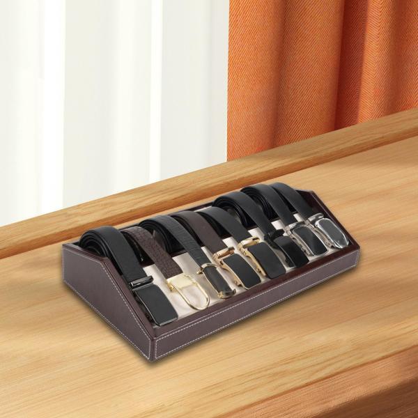 説明:[高品質素材]: PUレザー製のこのベルトラックは.耐久性.レザーの縁取り.ユニークな圧着デザイン.優れた職人技とエレガントさが特徴です.ベルベットの裏地がアイテムを保護します. [マルチコンパートメント]: このデスクトップベルトオ...