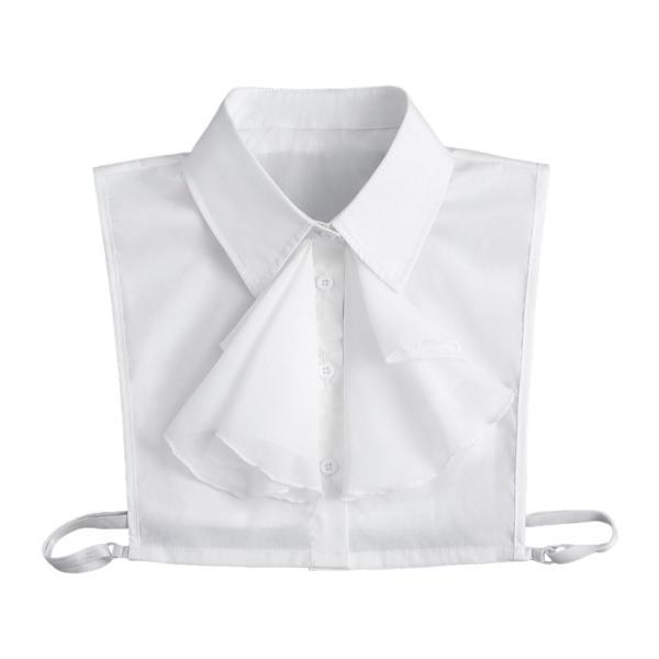 説明:[上質な素材]: このハーフシャツの襟は上質なコットン混紡素材で作られており.繰り返し使用しても柔らかく快適な感触です. [着用簡単]: 当社のレディースつけ襟は軽量で通気性があり.快適に着用できます.両側に調節可能なストラップが付い...