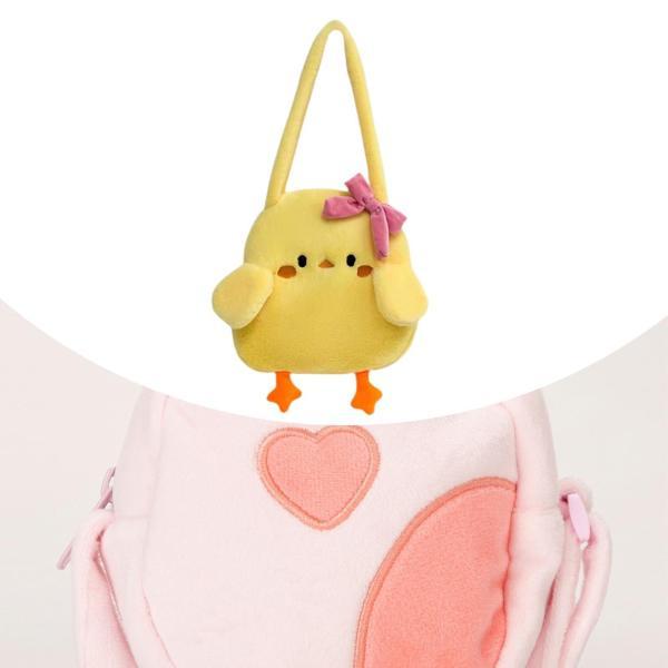 ひよこ ショルダーバッグ 面白いポーチ ぬいぐるみバッグ 仕事