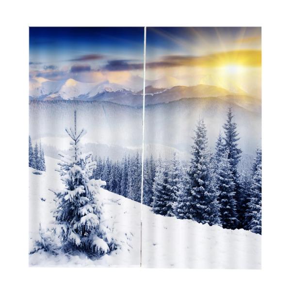 説明:住んでいる景色を印刷しました窓のカーテン - 家のエレガントな快適さのための遮光カーテン.イメージング.品質シルキーなサテンポリエステル.抗UV.耐水性.成形式.内側に2つのパネルが含まれていますが.それらの合計サイズは166x150...