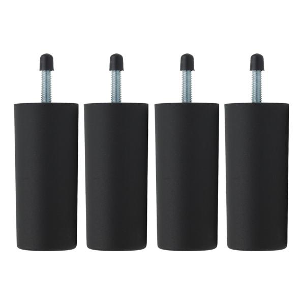 説明: 1セット(4個)ヘビーデューティベッドライザーソファフィート. 頑丈な構造のプラスチック製.  M8ねじ山. ベッド.ソファ.キャビネット.ワードローブなど.4脚の家具に使用します. 高さ:100mm / 3..94inch 仕様:...