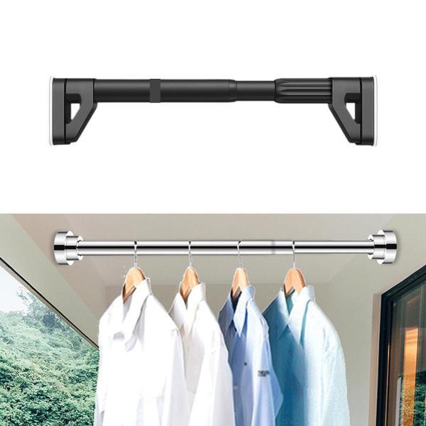 説明:[多用途]: 頑丈なバーは.タオル.靴下.衣類.スカーフなどを干すのに最適です.十分なスペースがあり.衣類を干すことができます.カーテンレールとしても使用できます. [信頼できる素材]: 調節可能なクローゼットロッドはステンレススチー...