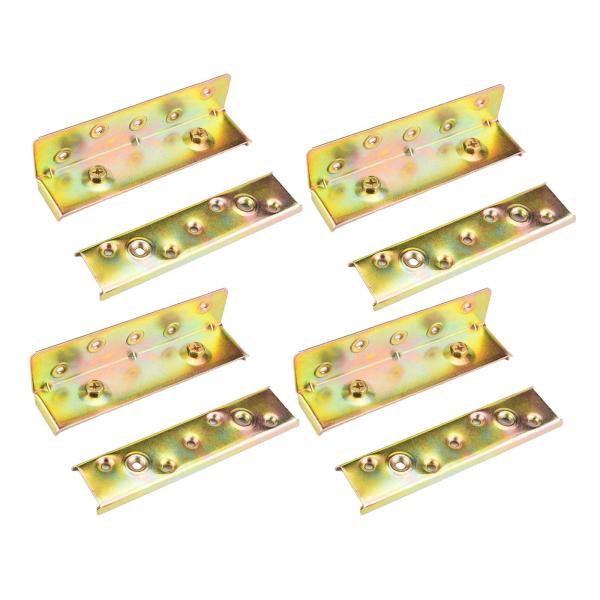 説明:[頑丈な鉄構造]: 高品質の鉄製で.長期間の強度と信頼性を実現し.ベッドフレームをしっかりと支えます. [厚みと強化されたデザイン]: 頑丈な木製ベッドフレームコネクタはしっかりとした鋳造で優れた耐荷重性を提供し.ベッドのぐらつきや不...