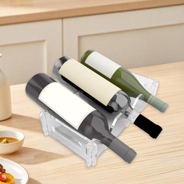 説明:[プレミアム素材]: ワインボトルホルダーは高級アクリル素材で作られており.滑らかな表面.頑丈.お手入れが簡単で.長期間使用できます. [製品サイズ]: カウンタートップワインラックはワイン3本を収納できます.サイズは約34cmx18...