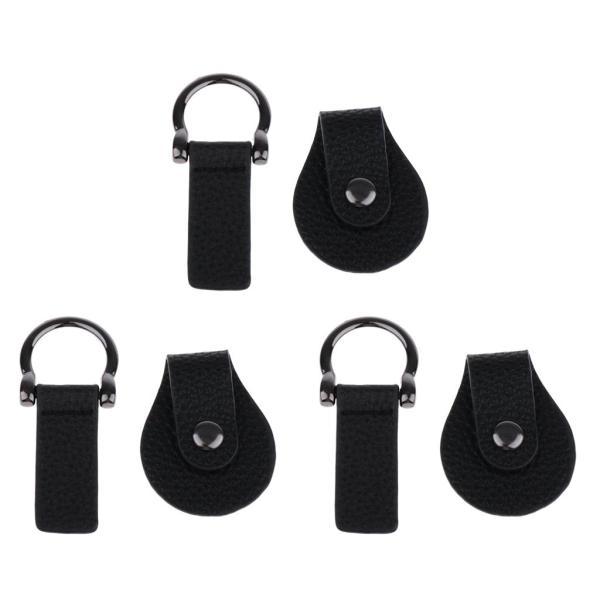 3個PUレザートグルボタン合金フックダッフルコートジャケット