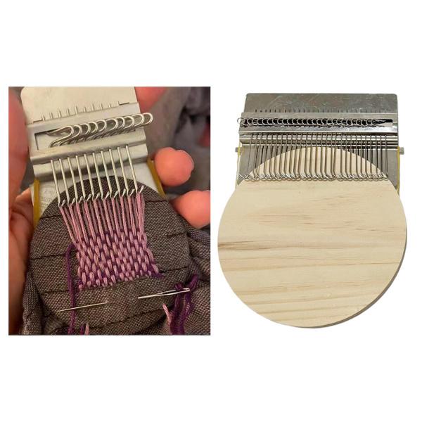 Speedweveタイプの織機DIYツールと木製ディスクダーニングDIY工芸品作成ツール28ピン