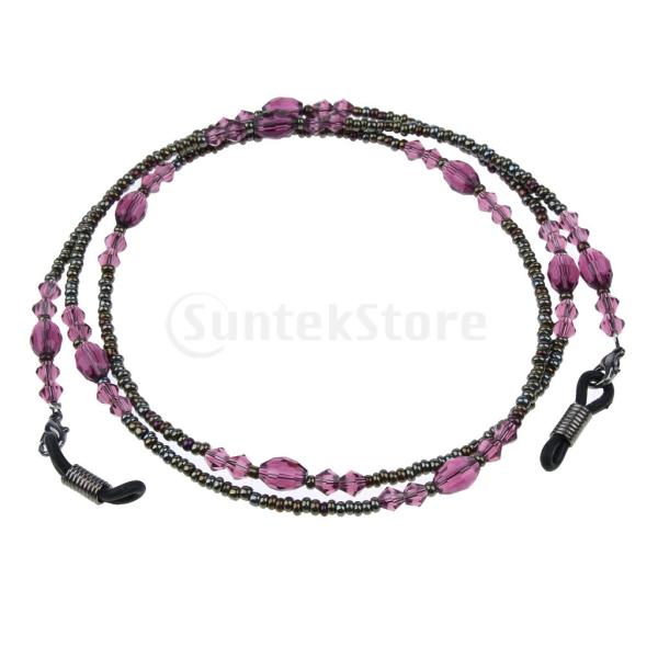 説明:この眼鏡チェーンは眼鏡の落下を防ぐのに役立ちます老眼鏡、眼鏡、サングラスを飾るための素晴らしい贈り物また、衣類の飾り飾りとしても使用できます。 長さ：約70〜75cm / 28〜30インチ材質：ガラスパッケージに含まれるもの: 1ピー...