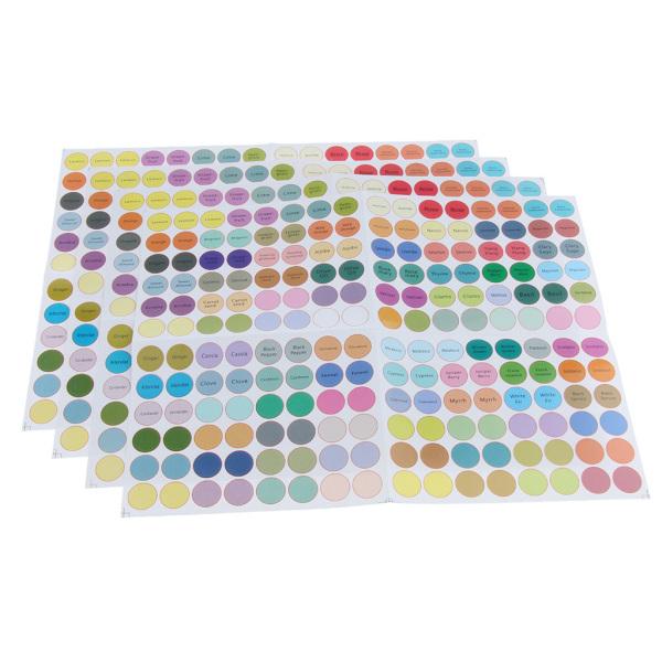 エッセンシャルオイルボトルキャップラベルアロマテラピーバイアル