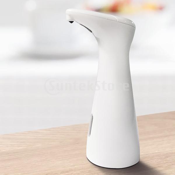 説明:浴室、台所、オフィス、学校、病院、ホテルおよびレストランのため。 タッチレス、ハンズフリー、自動時間の節約。 手洗い用洗剤、皿洗い用洗剤、シャワージェル、液体石鹸などに最適です。  4個のAAA電池（国際的な輸送規制のために、電池は含...