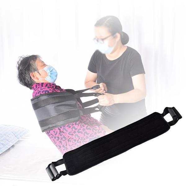 説明:患者のスタンド.ターニング.シフト.移動アシスタント:患者や高齢者をベッドや車椅子から移動させるための便利で安全な補助製品.拡張された患者用トランスファーベルト:ベルトのデザインを長くし.高品質のオックスフォードクロスハンドルを2つ使...