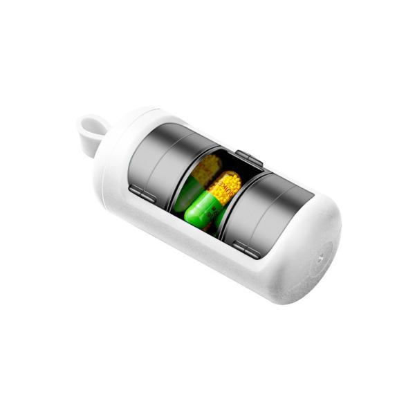 説明:素材:プラスチック素材で作られており.硬度が高く.耐久性があります.幅広い用途: ピル.コットンボール.お茶.イヤリング.その他の同様の小物を収納できます.キーチェーン: 持ち運びに便利な上部にキーチェーンが付いており.キーチェーン....