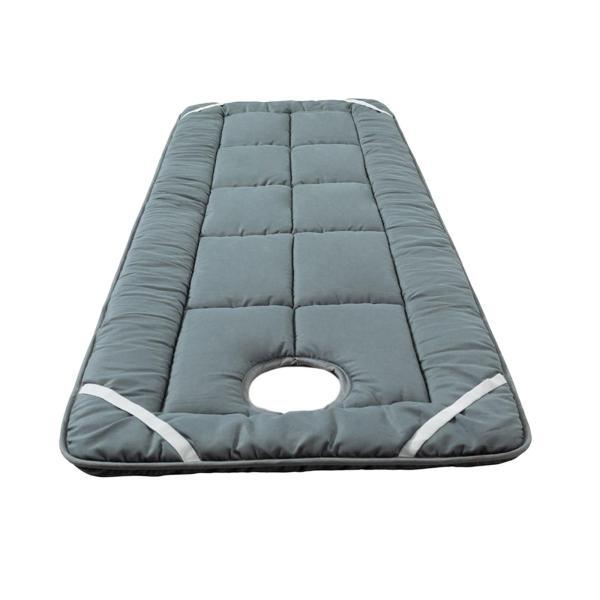 説明:[デザイン]:3Dエンボスキルティングデザインは.予期せぬ感触を提供します.[ゴムバンド付き]:後ろに4本のゴムバンドが付いており.マットレスを所定の位置に固定します.[フェイスブレスホール付き]: フェイスホール付きの優れた品質のタ...