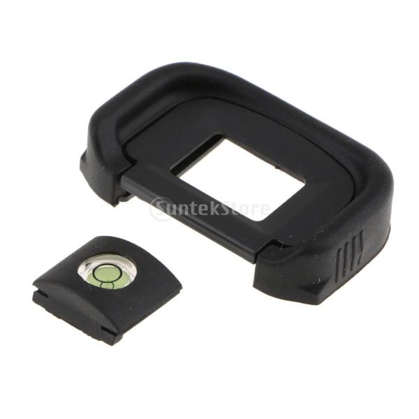 Perfk Canon EOS 1D Mark II/5D Mark IV用 カメラファインダー アイカップ アイピース 水準器付き