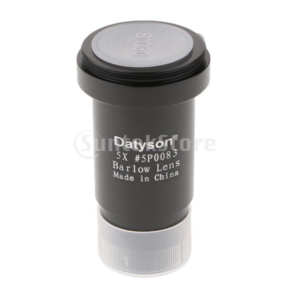 説明:1.25インチのインターフェースで5倍の倍率を使用すると.1.25インチの接眼レンズの倍率が上がり.快適な表示も可能になります.それはあなたが月の表面と他の惑星をより近くそしてより詳細に見ることを可能にします.マルチコーティングされた...