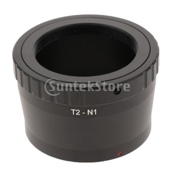 説明:Nikon 1マウント交換レンズデジタルカメラをすべてのT2(42mm x 0.75)ネジマウントレンズで使用する場合.このアダプターは.ニコン1シリーズのカメラ本体で動作します.すべてのT2マウントレンズに使用できます.望遠レンズな...