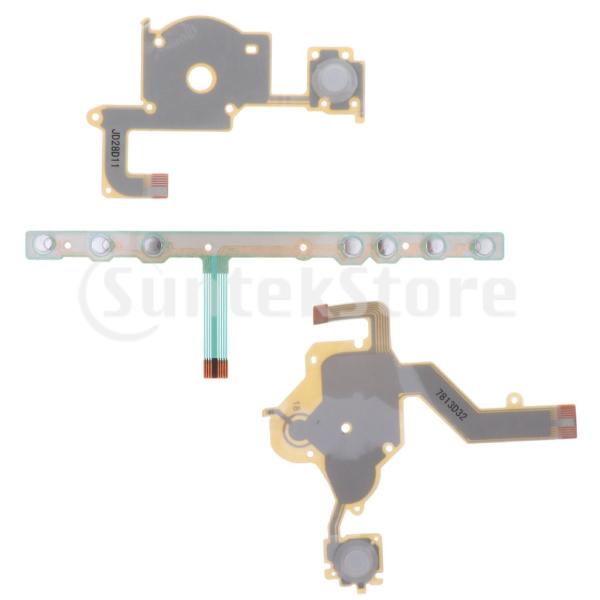 説明:左右の音量ボタンの交換用フレックスリボンフレックスケーブルセット。 これらのキー不良の問題を解決してください。 インストールが簡単で、高い修理代を払う必要がありません。 コンソールに簡単に取り付けられます。 に対応：PSP 2000。...