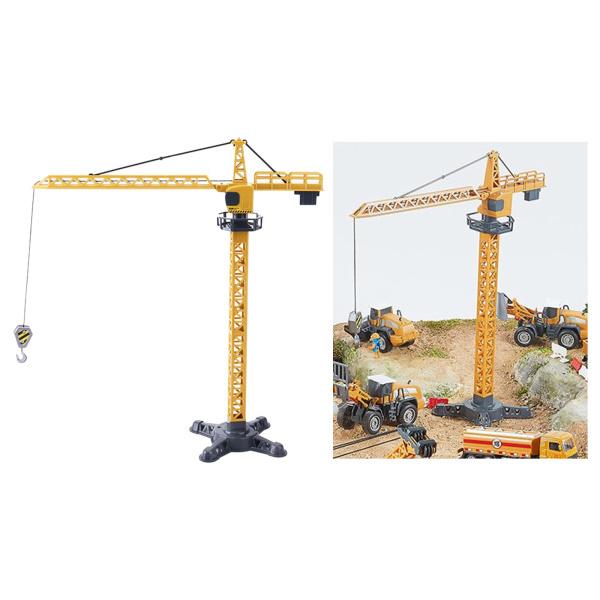 建設用トラック掘削機1:55スケールモデルおもちゃのタワークレーン
