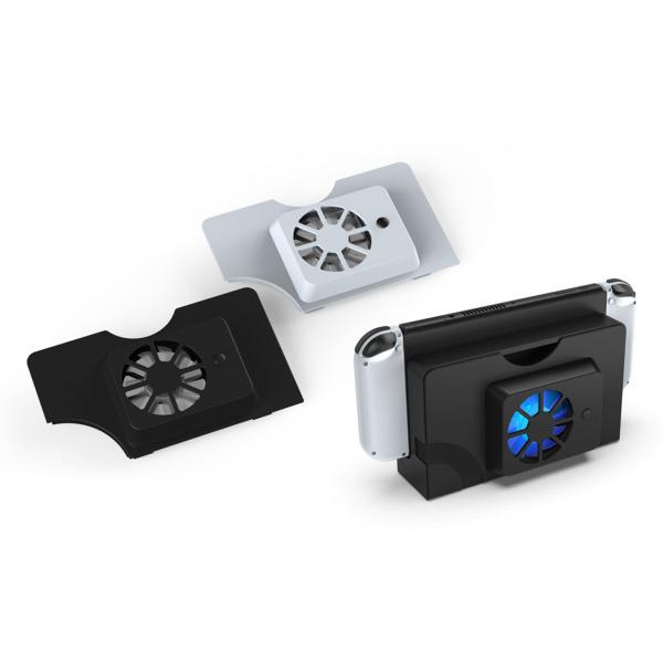 外部USB冷却ファンホストベースクーラードックブラケットUSB / Type-Cケーブル、スイッチ用アクセサリOLEDゲームコンソールABS