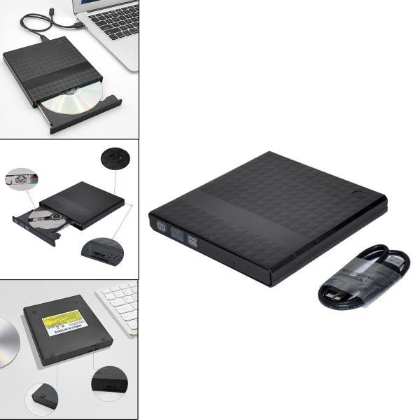 USB3.0外部DVDバーナープレーヤー高速DVD-RWチェッカーパターン