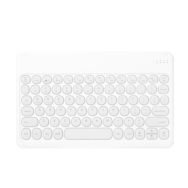 22最新作 Bluetoothキーボード充電式ユニバーサルシンタブレットスマートフォン用ホワイト キーボード Fdctheclub Com