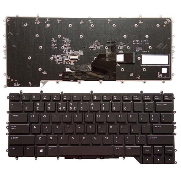 Alienware M15 R3 R4 x9JC1Xjydd用バックライトキーボードUSレイアウト 