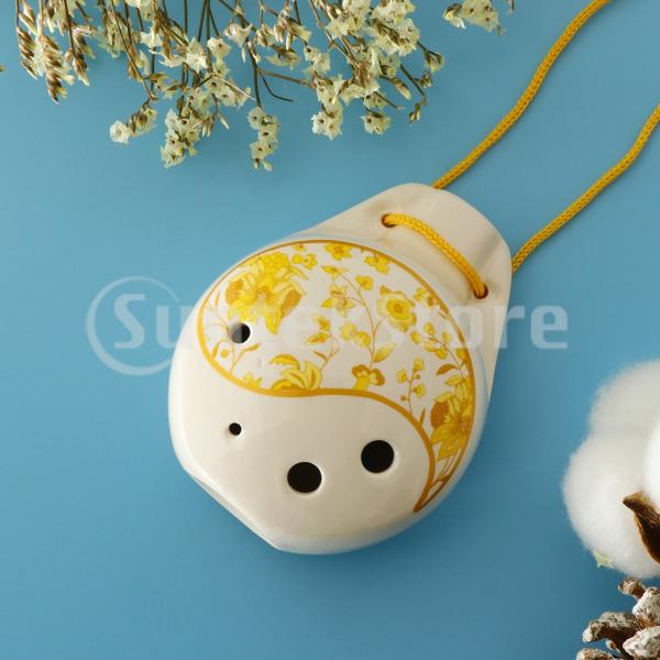 説明:ストラップ付き6穴Cキーグレーズセラミックアルトオカリナ. 学びやすく.演奏しやすく.チューニングも音質もいいです. 絶妙な職人技と美しい模様. 初心者.子供や友達への贈り物.収集品.記念品におすすめです. 家.家.スタジオまたはオフ...