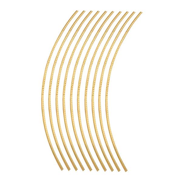 説明:耐久性のあるニッケル銅/真鍮線で作られた20cm / 8インチギターのフレット.音響的および電気ギター.ウクレレス.ベース.バンジョス.ダルシマー.ギター.そしてより多くの楽器には非常に適しています.標準のギター.バンジョー.その他の...