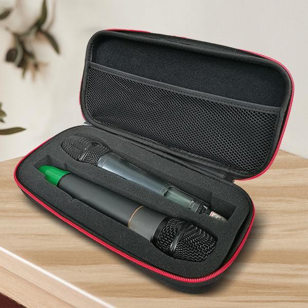 説明:[耐久性のある素材]マイクケースは高品質のEVA素材で作られており.防水性.耐衝撃性.耐落下性.耐久性に優れています.[2つのスロット]ポータブルケースの内側には2つのマイクスロットがあり.スポンジの詰め物がマイクを衝突からよく保護し...