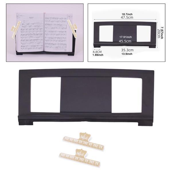 説明:[丈夫な素材]: 当社の電子ピアノ譜面台は高品質のPP素材で作られており.耐久性と安定性を確保しています. [ポータブル]: 軽量で持ち運びが簡単で.屋内でも屋外でも便利です. [使用方法]: 電子キーボード譜面台は楽譜をしっかりと保...