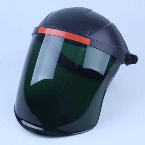 黒+緑 溶接面シールド レンズ溶接ヘルメット