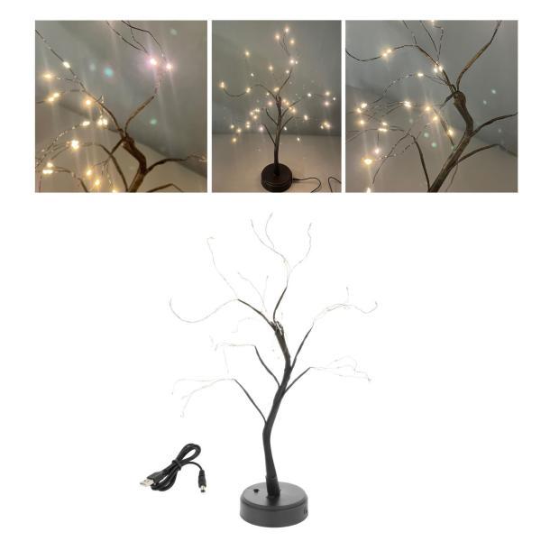説明:家の装飾のための創造的なツリースタイルのLEDライト.耐久性のあるプラスチック製.さまざまなスタイル. USB充電式またはバッテリー駆動.誕生日.記念日.結婚式.映画の夜.パーティー.お祝い.特別なイベントなどに適しています.クリスマ...