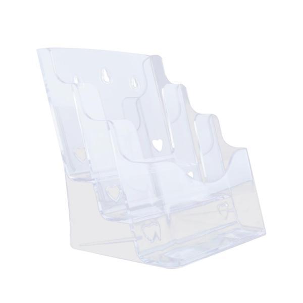 説明:[デザイン]: このアクリル製パンフレットホルダーは.斜めの背面デザインと滑り止め溝が特徴で.安定性を確保し.資料の出し入れが便利です. [壁掛けまたはカウンタートップでの使用]: パンフレット ディスプレイ スタンドには穴があけられ...