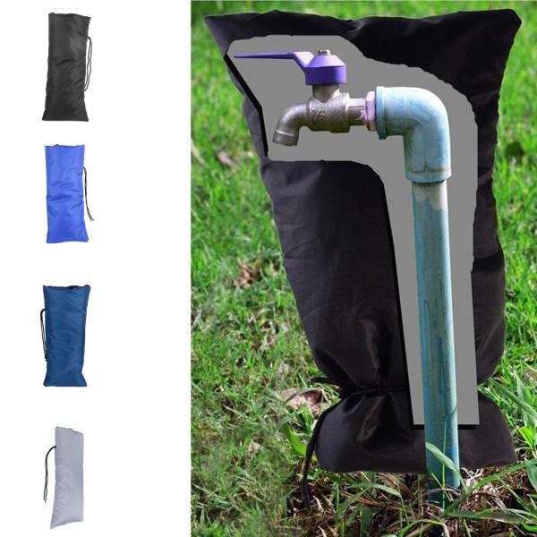 蛇口カバー 水栓カバー 凍結防止 50x21cm 冬対策 任意標準の蛇口に適合 全4色