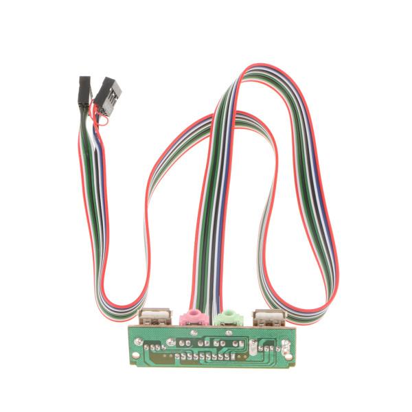 PC コンピュータ ケース フロント パネル U オーディオ ポート マイク