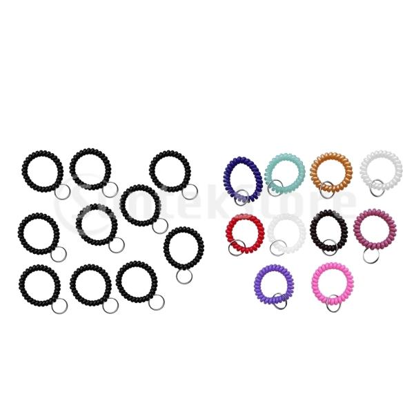 説明:スパイラルリストコイルキーホルダーキーが行方不明にならないようにする頑丈なステンレス製のボールチェーン付きジョギングのスキューバダイビングハイキングウォーキングを実行するジムフィットネスに適しています材質：PVC + 316ステンレス...