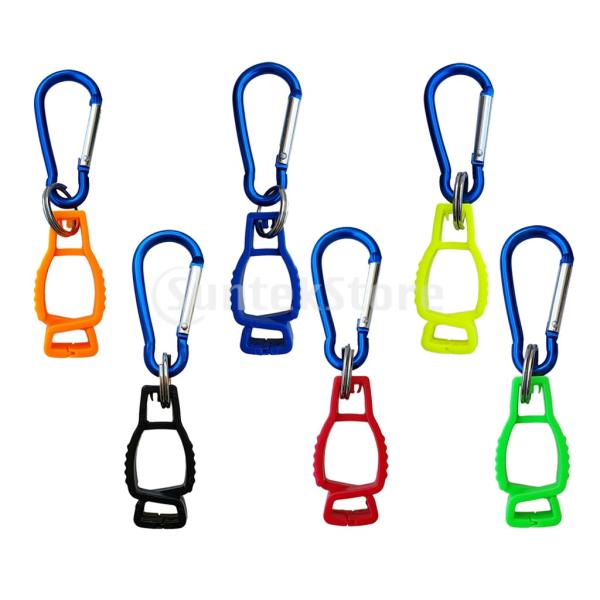 説明:プラスチッククリップと316ステンレススティールキーリンググローブグラバークリップ安全ガードホルダーキーパーハンガーあなたの手袋を失うことを防ぐために高強度、高強度、軽量、可搬性、耐久性、耐摩耗性、耐食性簡単で使いやすいスキューバダイ...