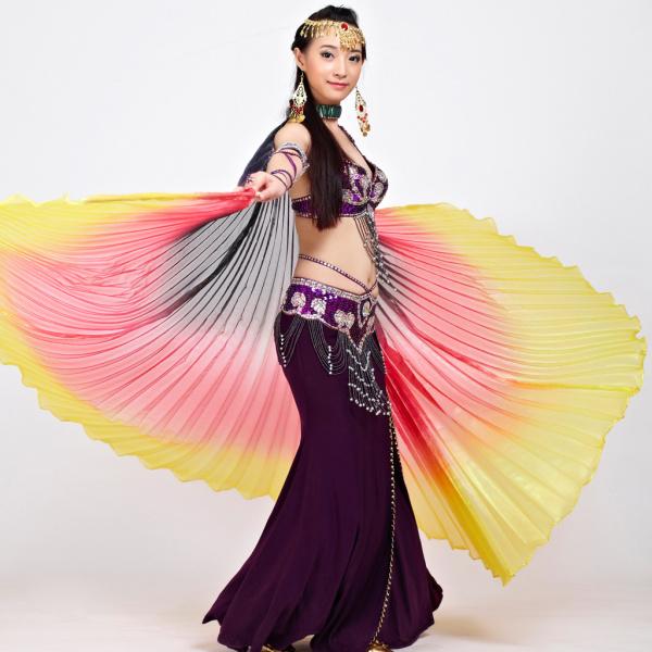 ベリーダンス 精霊の翼 ウィングスティック コスチューム 舞台 独創的 ダンスウェア 出演 道具