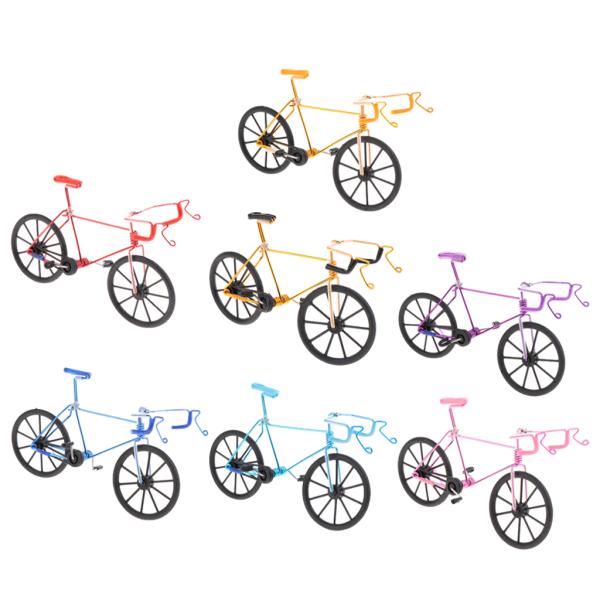自転車モデル バイク模型 メタル製  ホーム 卓上装飾 置物 おもちゃ 1/10スケール  全7色