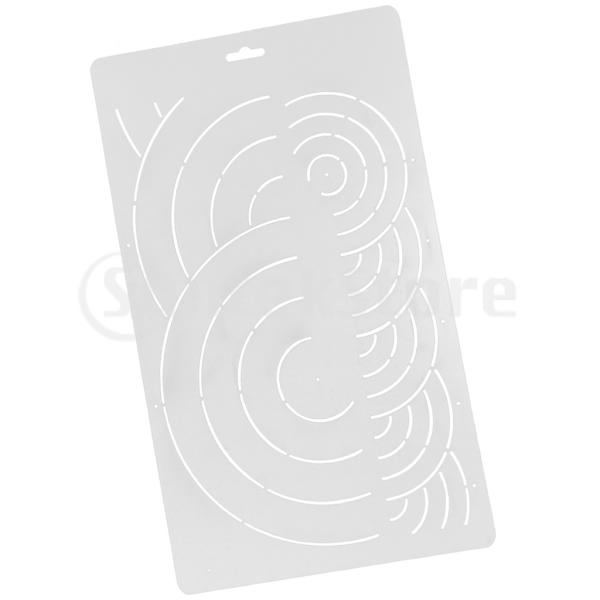 DIYパッチワークミシンクラフトのための様々な形状のプラスチックステンシルキルティングテンプレート