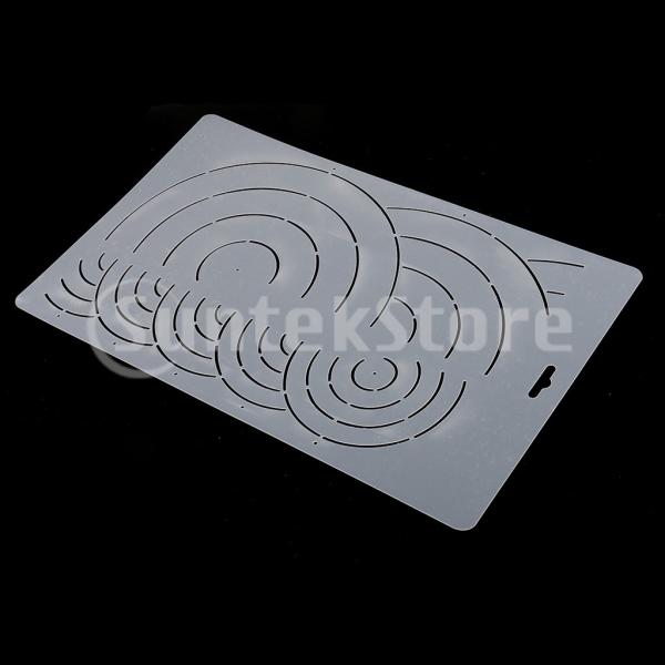 DIYパッチワークミシンクラフトのための様々な形状のプラスチックステンシルキルティングテンプレート