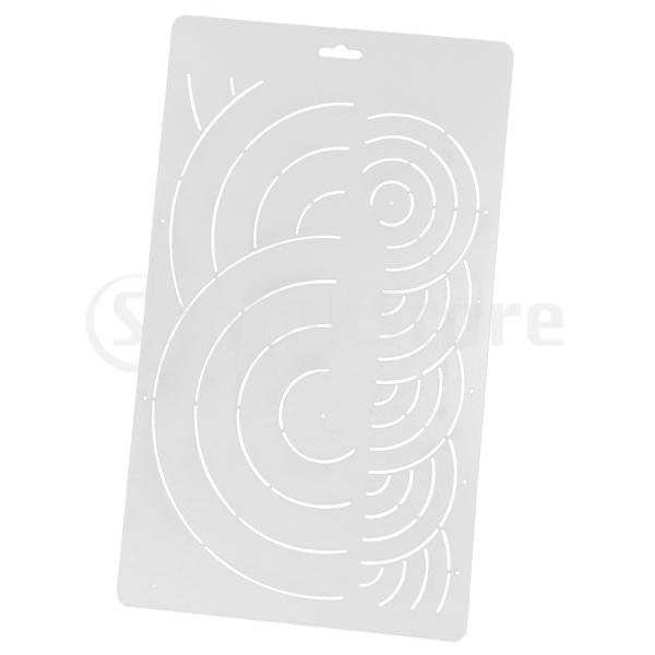 DIYパッチワークミシンクラフトのための様々な形状のプラスチックステンシルキルティングテンプレート