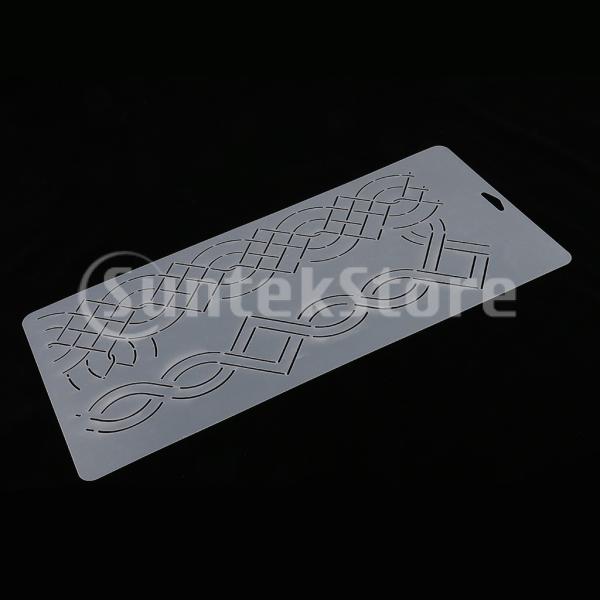 DIYパッチワークミシンクラフトのための様々な形状のプラスチックステンシルキルティングテンプレート