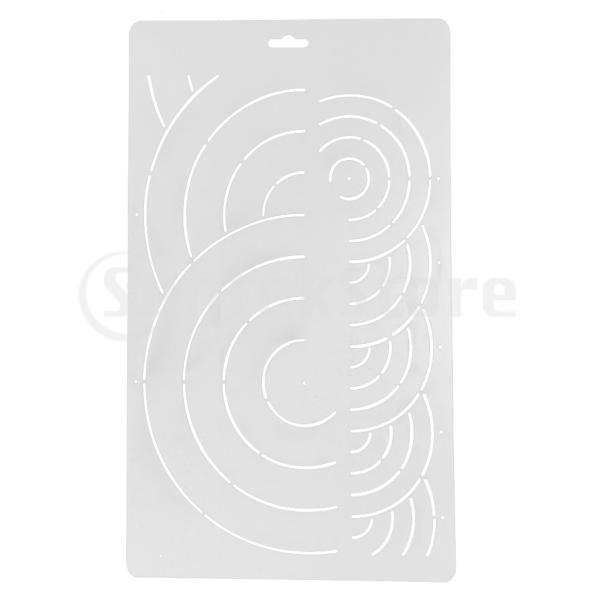 DIYパッチワークミシンクラフトのための様々な形状のプラスチックステンシルキルティングテンプレート