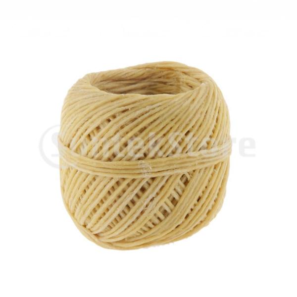 説明:照明葉巻に使用され.DIYワックスコアにも最適喫煙者のためのより低い温度炎有機繊維と天然蜜蝋製全長は200フィートです2色があります仕様:全長:200フィートパッケージに含まれるもの:芯の1×スプール...