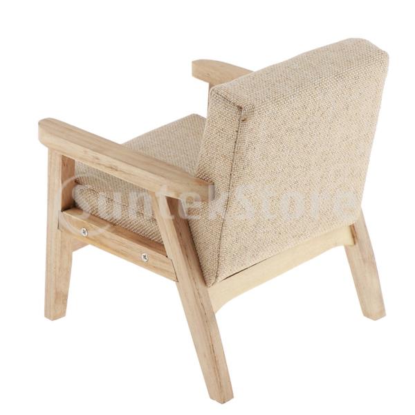 ミニチュア 家具 ソファ 椅子 モデル 1/6スケール ドールハウス DIY アクセサリー 全3色 98110440STKショップ
