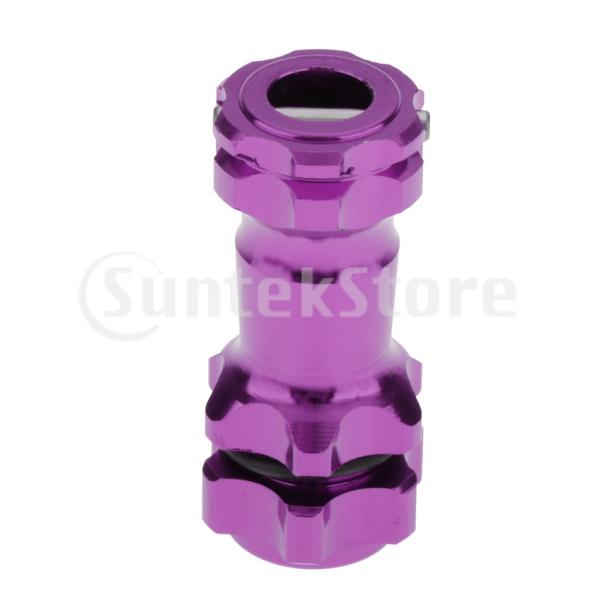 HSP 94087 1/8 RCカーパーツ アルミ合金 17mm ホイール六角ハブ 30mm 延長アダプター キャップ付き 全5色